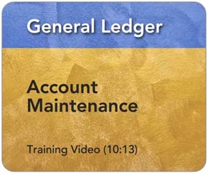 Picture of GL - Account Maintenance (10:13)