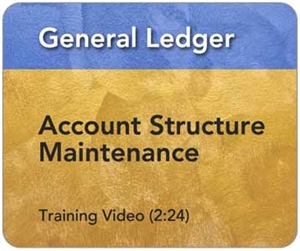 Picture of GL - Account Structure Maintenance (2:24)