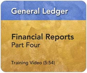Picture of GL - Financial Reports - Part 4 (5:54)