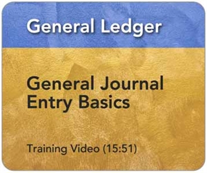 Picture of GL - General Journal Entry Basics (15:51)