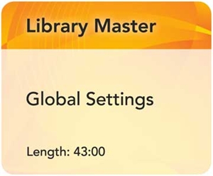 Picture of LM - Global Settings (43:00)
