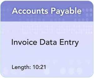 Picture of AP - Invoice Data Entry (10:21)